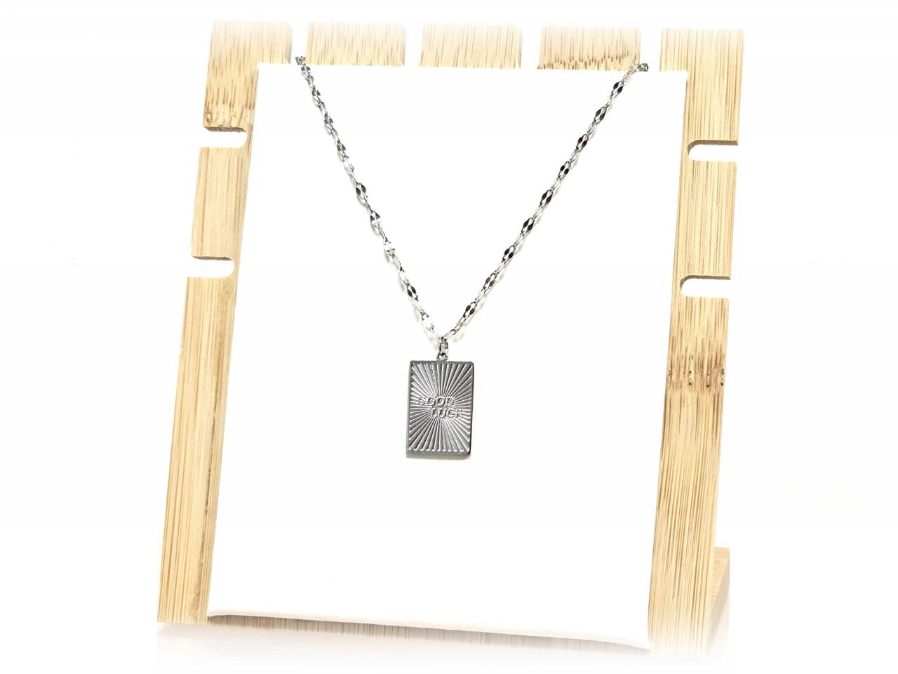 Κολιέ Ατσάλι 316L, αλυσίδα σε χρώμα Ασημί