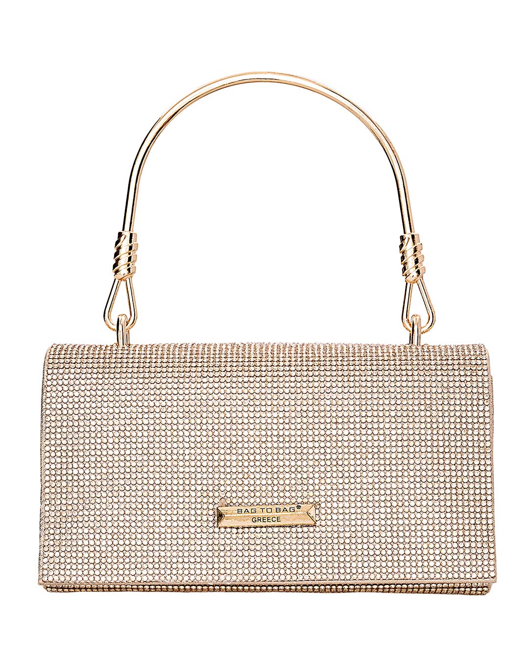 Τσάντα φάκελος clutch CK6027 - Χρυσό