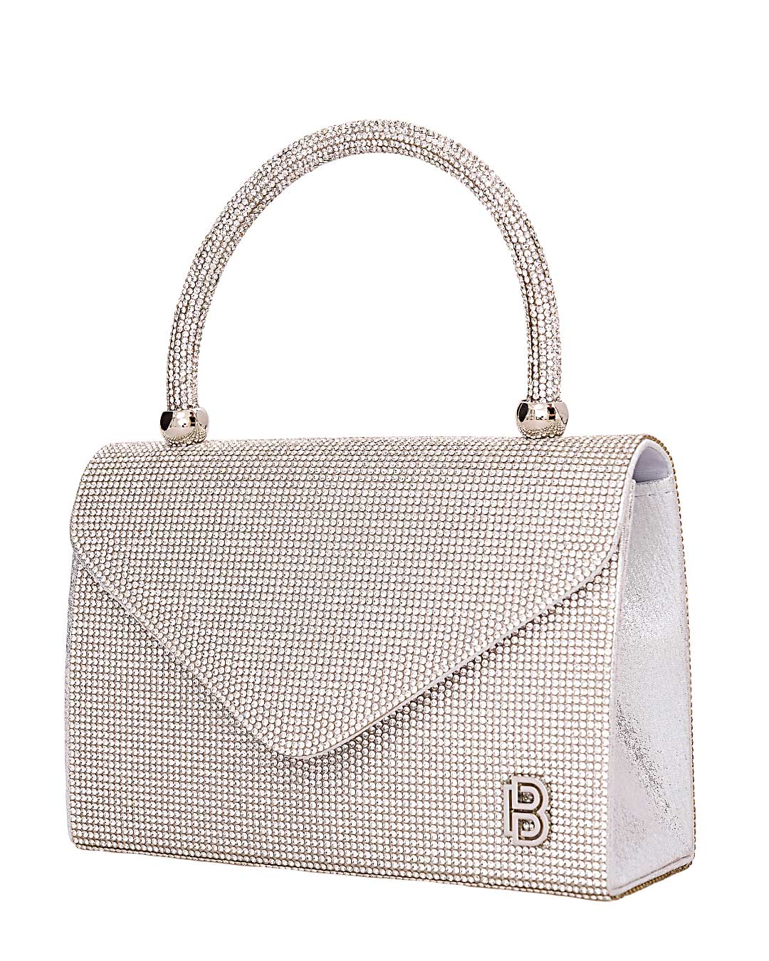 Τσάντα φάκελος clutch JH2209 - Ασημί