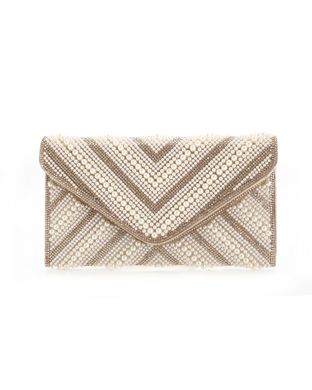 Τσάντα φάκελος clutch MD2433 - Χρυσό