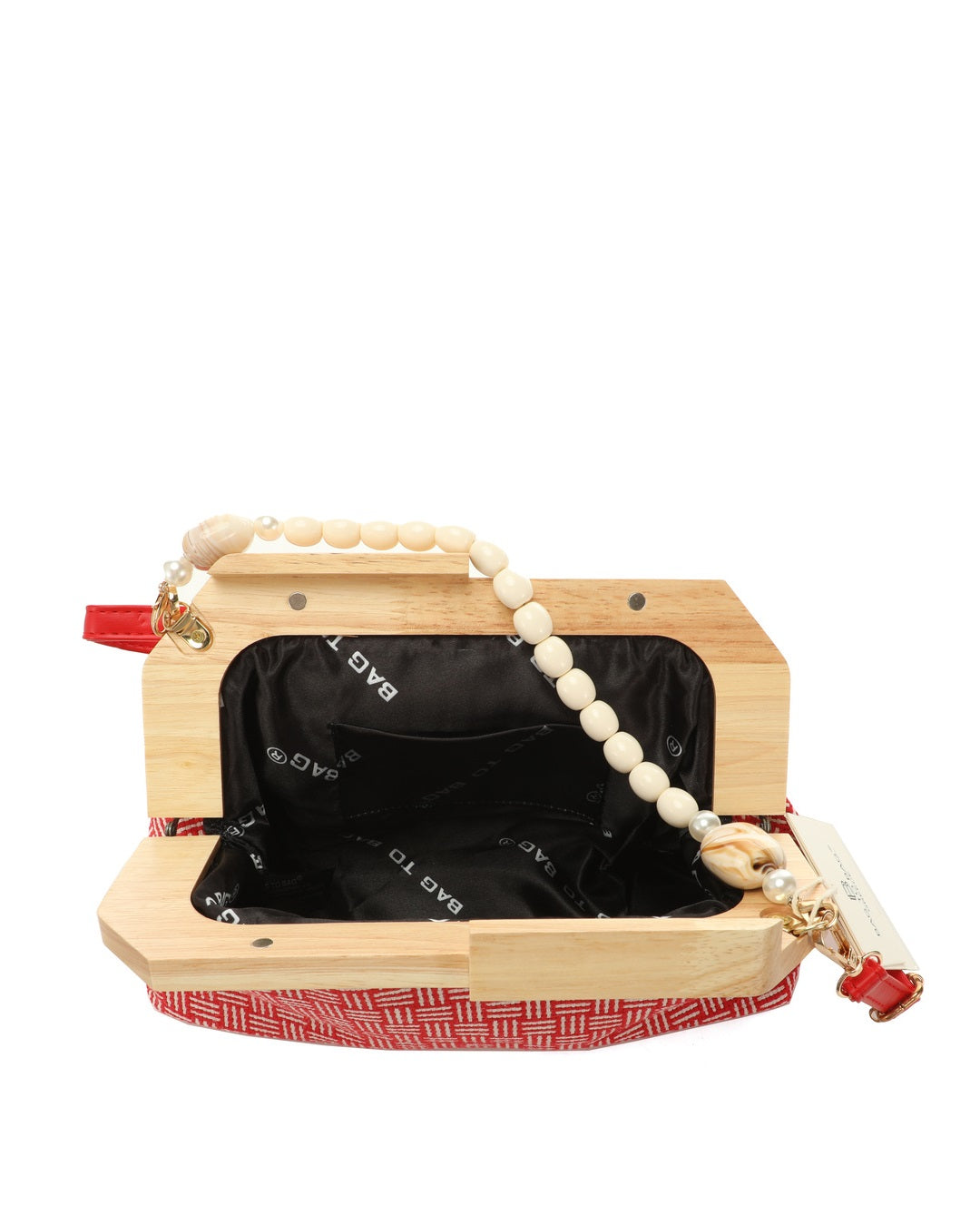 Τσάντα φάκελος clutch JH-22007 - Κόκκινο