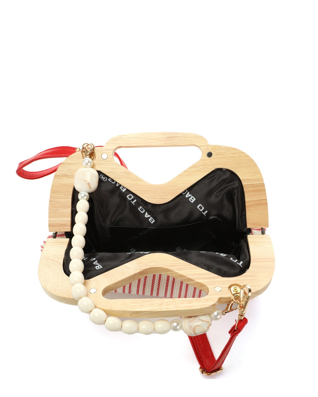 Τσάντα φάκελος clutch JH-22008 - Κόκκινο