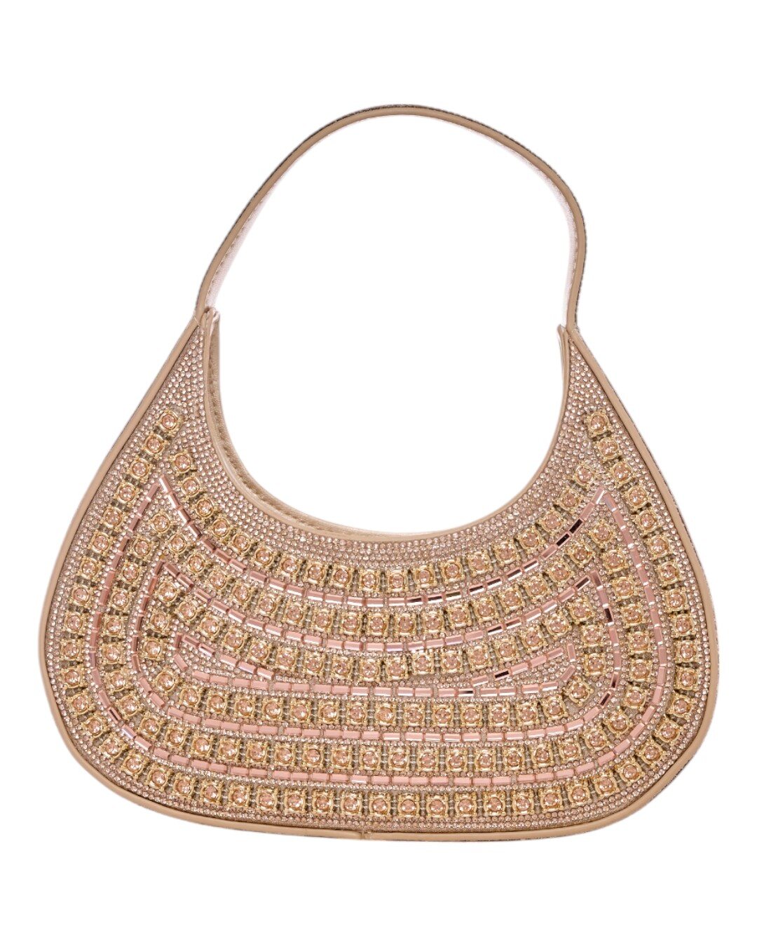Τσάντα φάκελος clutch MD2406 - Σαμπανιζέ
