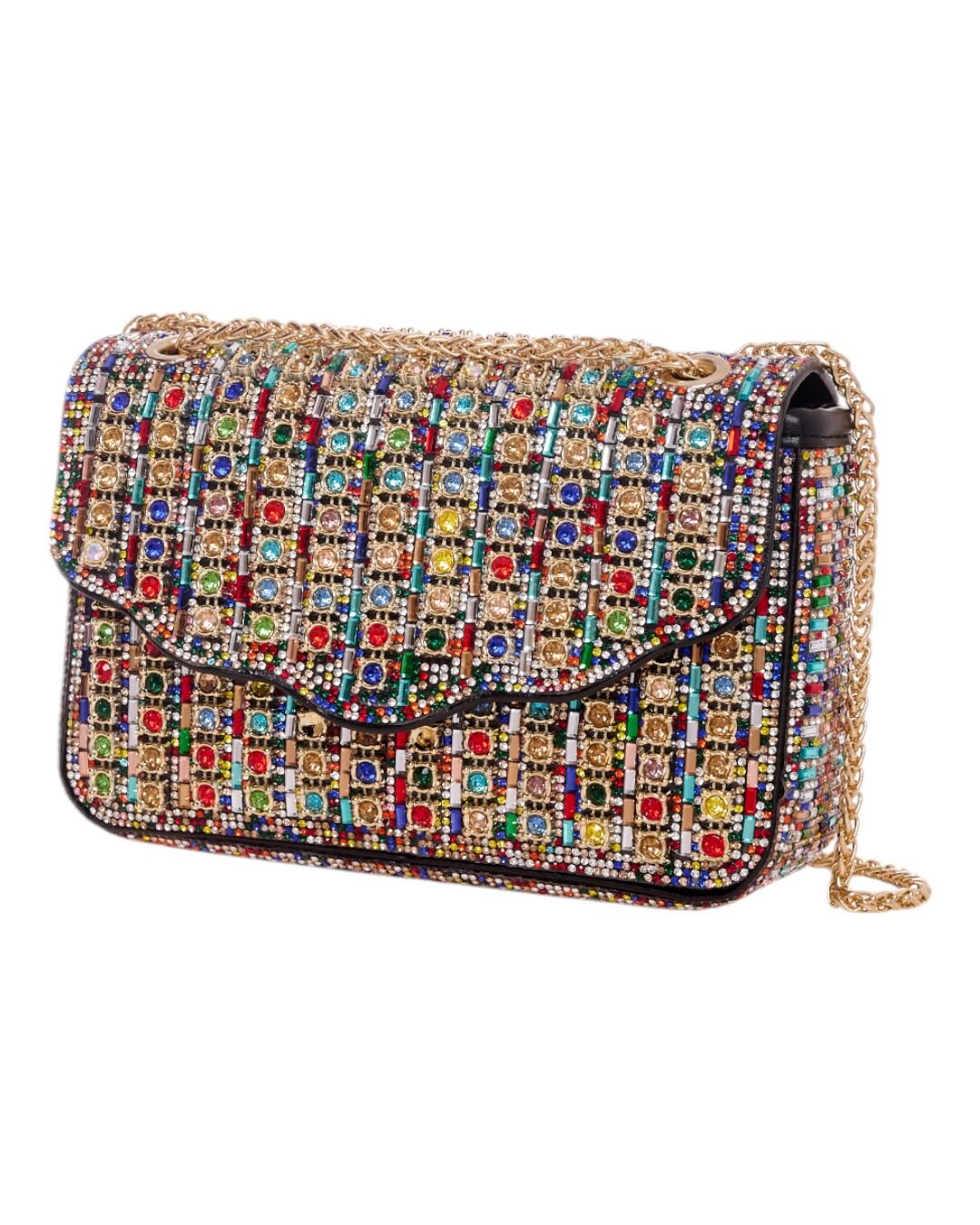 Τσάντα φάκελος clutch MD2405 - Rainbow