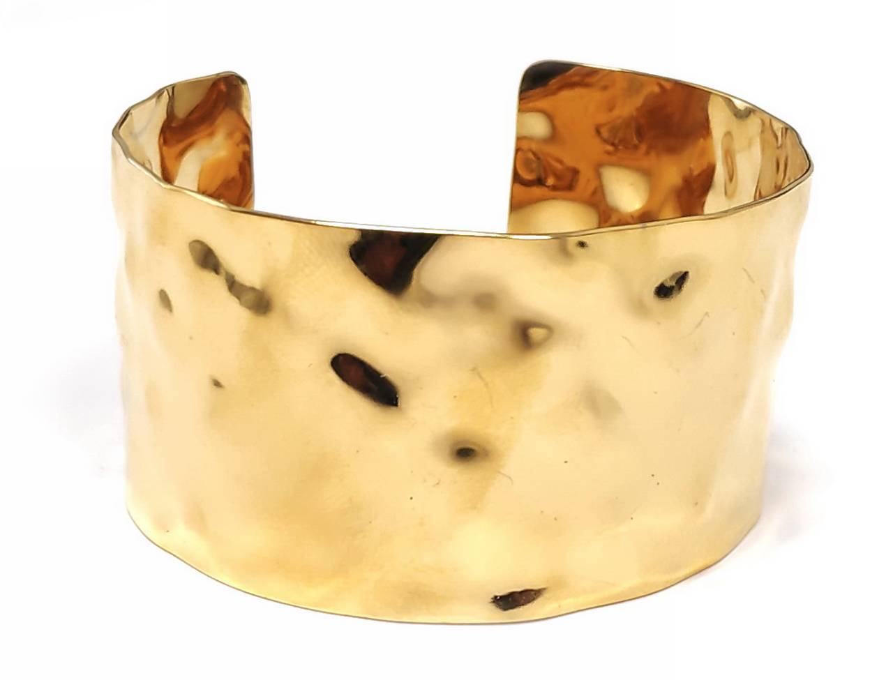 Μοντέρνο Γυναικείο Βραχιόλι Βραχίονα με Κυματιστή Καμπύλη και Μοναδικές Μελανές Κηλίδες | 2412-210X