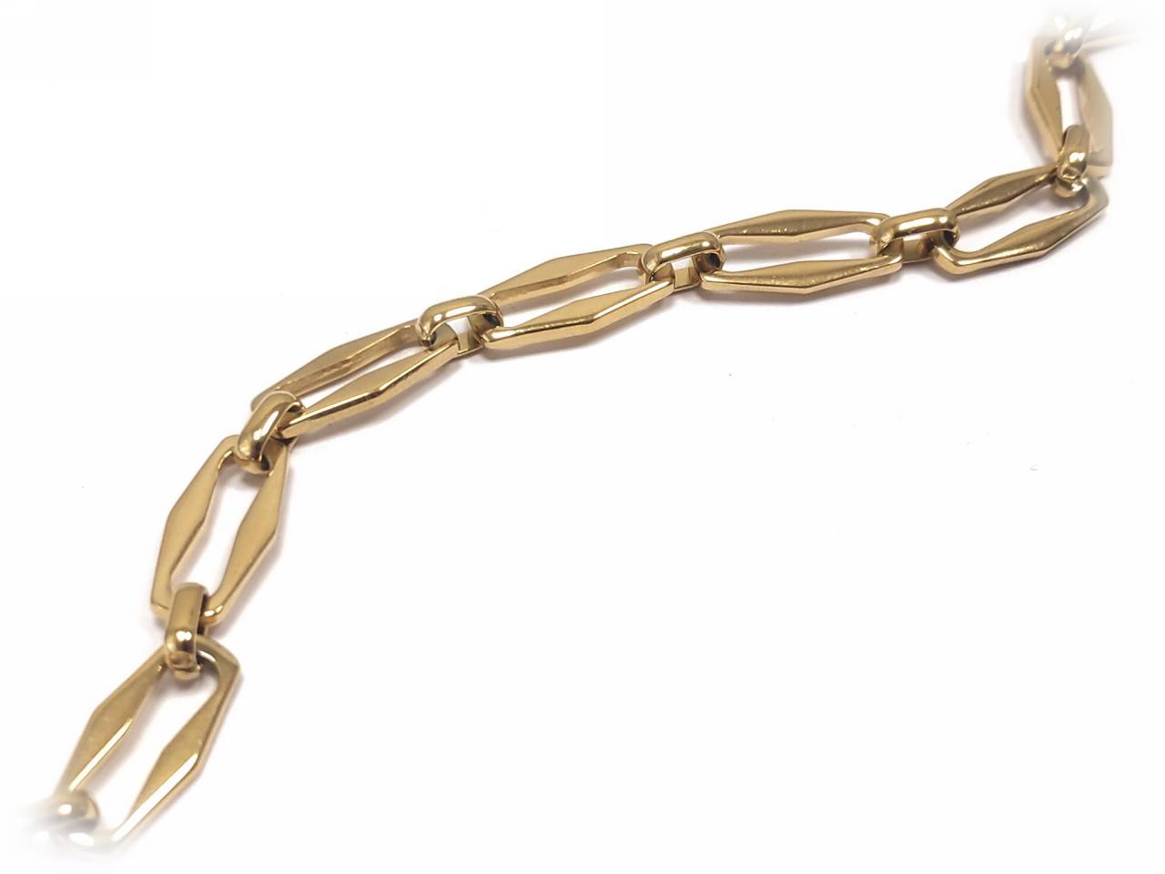 Βραχιόλι Ατσάλι 316L, αλυσίδα σε χρώμα Χρυσαφί