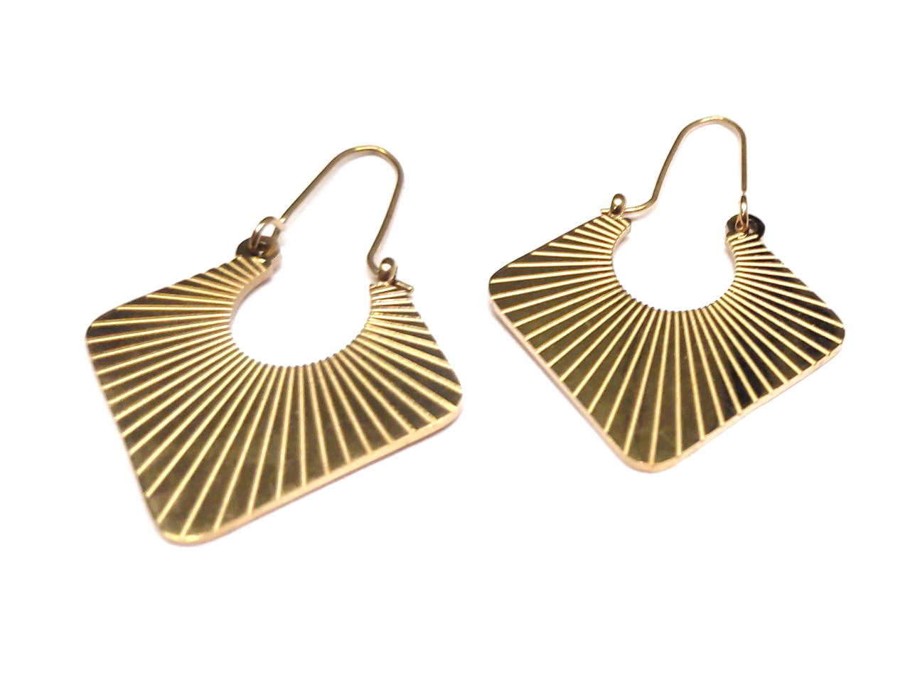 Σκουλαρίκια Ατσάλι 316L σε χρώμα Χρυσαφί