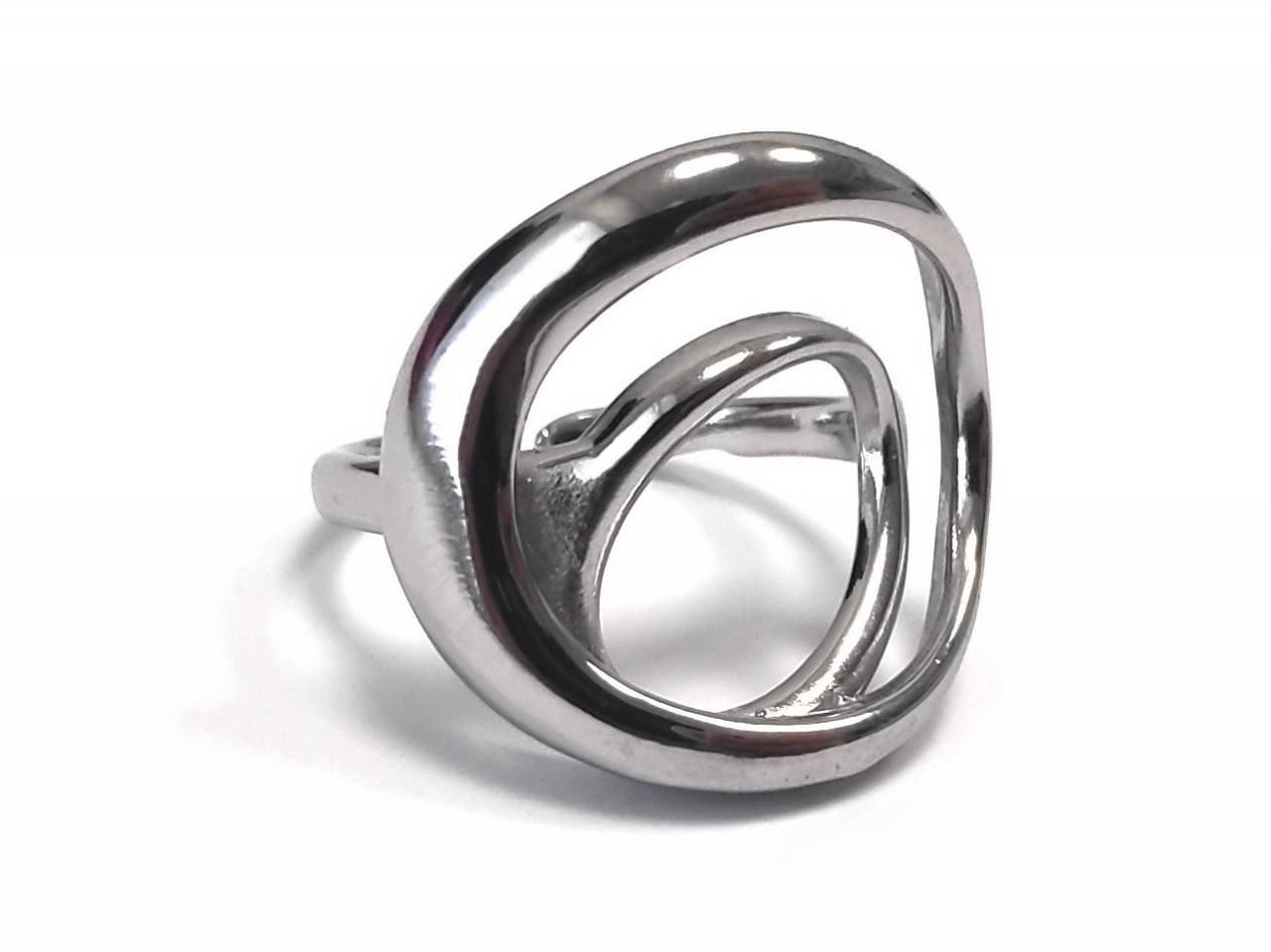 Δαχτυλίδι Ατσάλι 316L σε χρώμα Ασημί