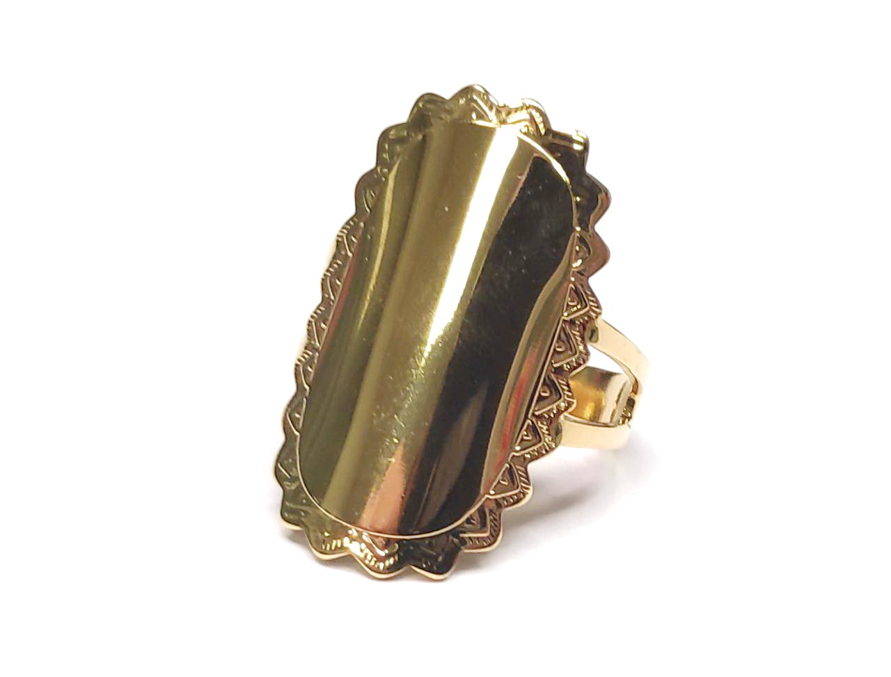 Δαχτυλίδι Ατσάλι 316L σε χρώμα Χρυσαφί