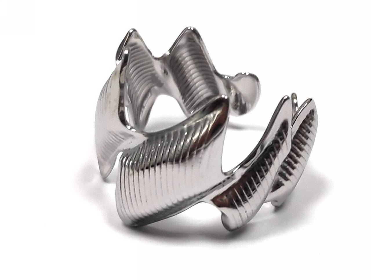 Δαχτυλίδι Ατσάλι 316L σε χρώμα Ασημί