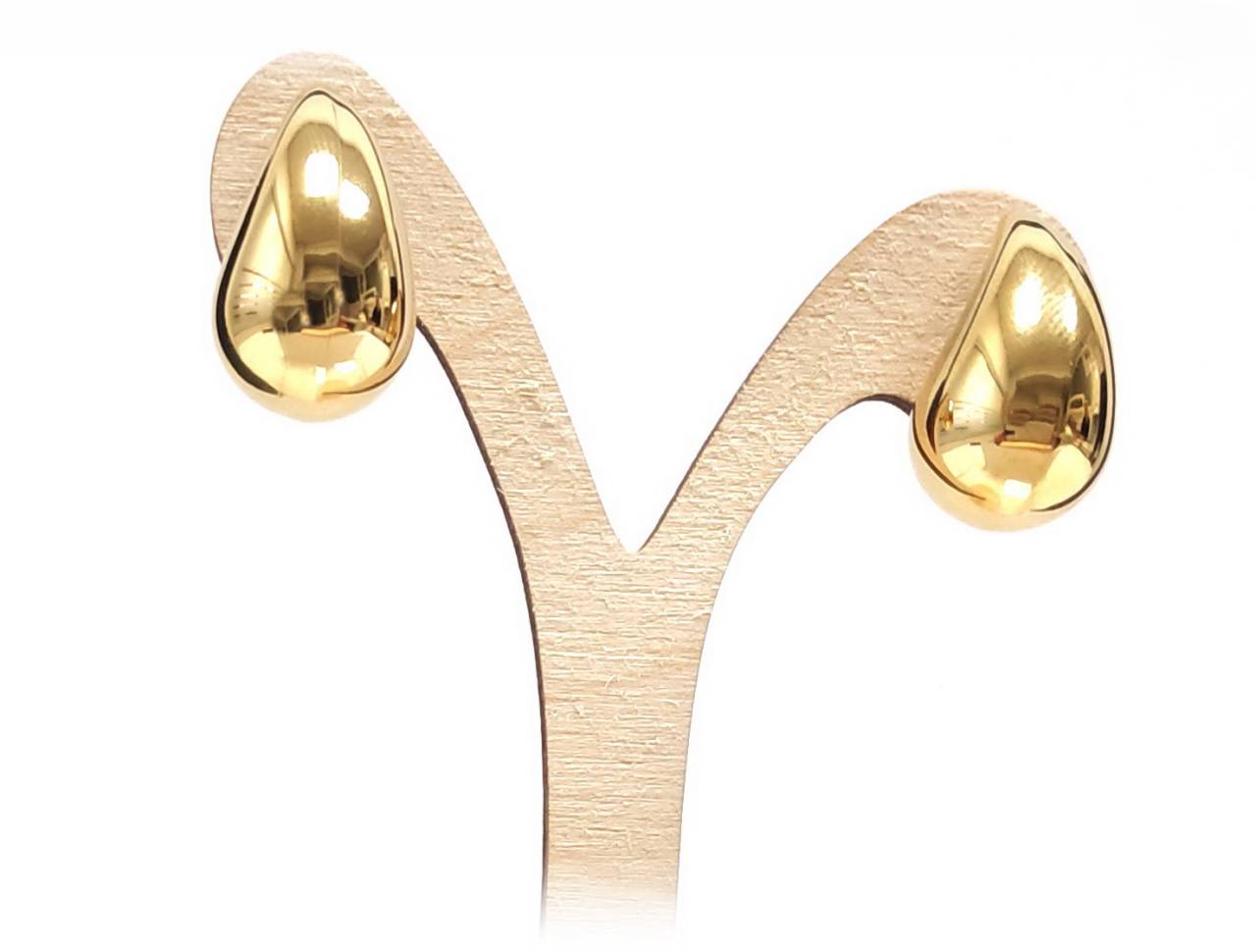 Κομψά Σταγονόμορφα Σκουλαρίκια σε Χρυσό Χρώμα | 2412-101X