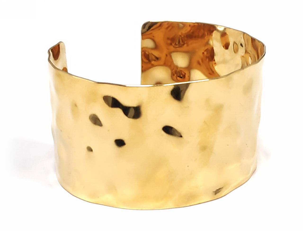 Μοντέρνο Γυναικείο Βραχιόλι Βραχίονα με Κυματιστή Καμπύλη και Μοναδικές Μελανές Κηλίδες | 2412-210X