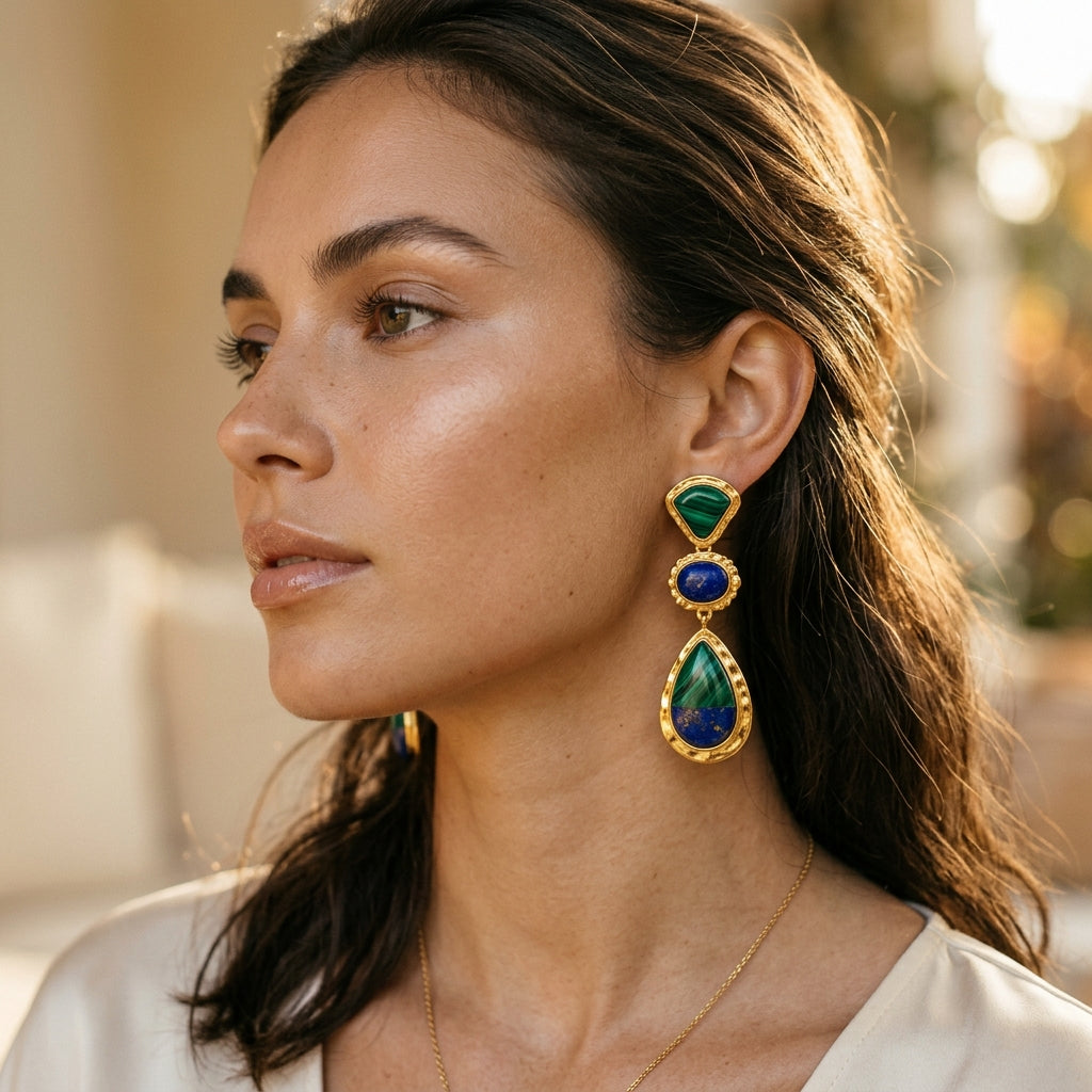 Η Γοητεία Των Ημιπολύτιμων Λίθων: 3 Σκουλαρίκια Που Πρέπει Να Δείτε