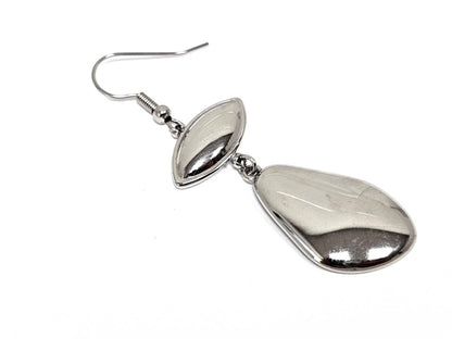 Σκουλαρίκια Ατσάλι Ατσάλι 316L σε χρώμα Ασημί