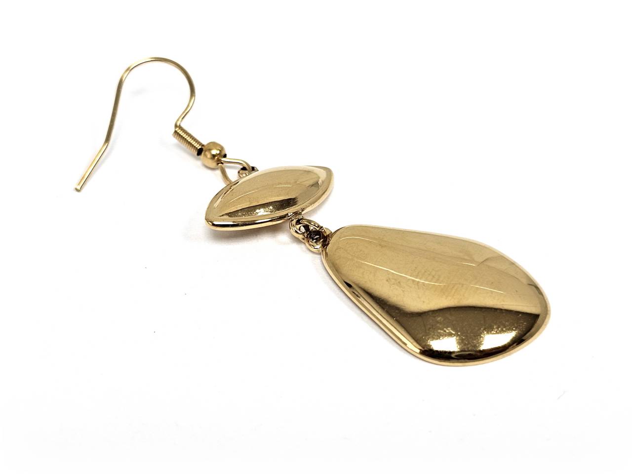 Σκουλαρίκια Ατσάλι Ατσάλι 316L σε χρώμα Χρυσαφί