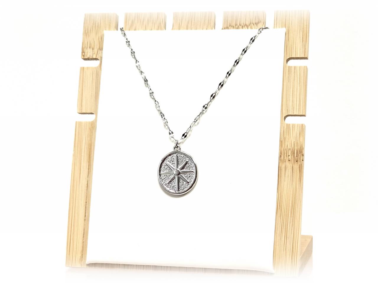 Κολιέ Ατσάλι 316L, αλυσίδα σε χρώμα Ασημί