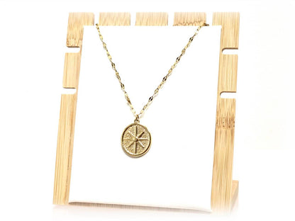 Κολιέ Ατσάλι 316L, αλυσίδα σε χρώμα Χρυσαφί