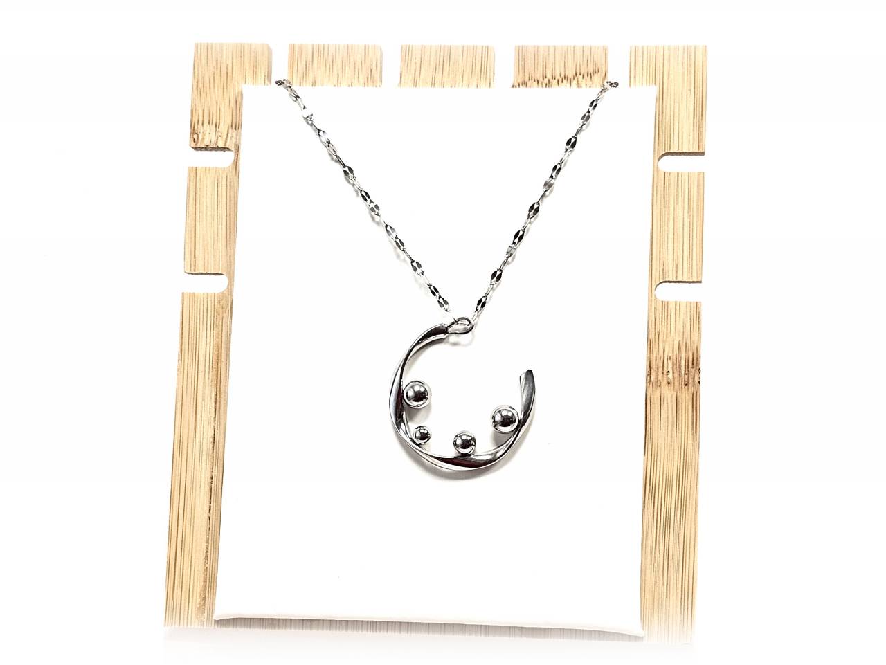 Κολιέ Ατσάλι 316L, αλυσίδα σε χρώμα Ασημί