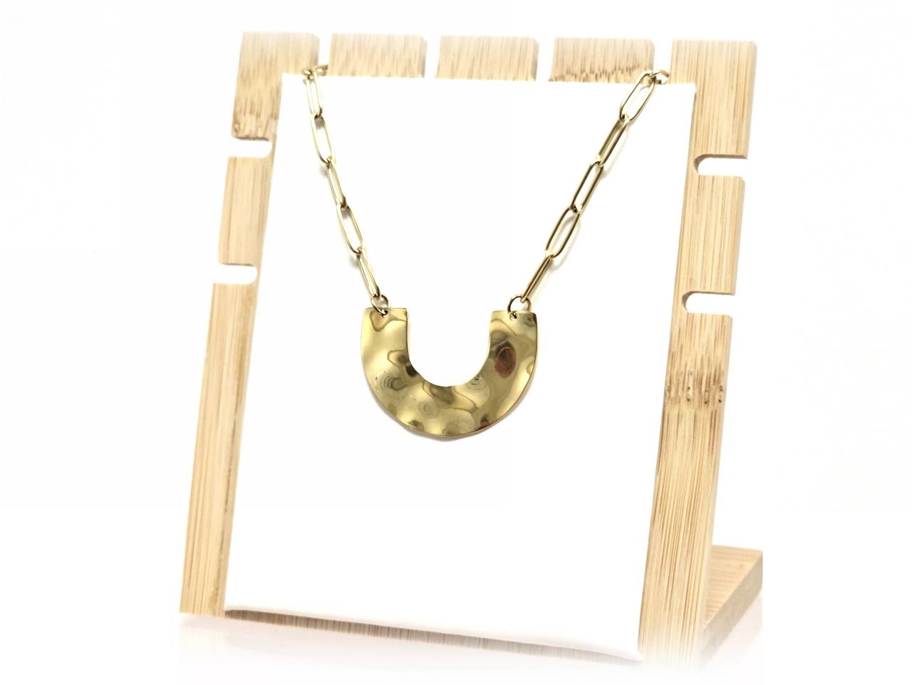 Κολιέ Ατσάλι 316L, αλυσίδα σε χρώμα Χρυσαφί