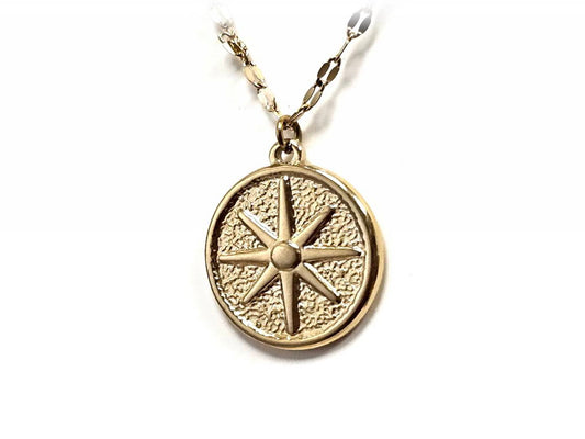 Κολιέ Ατσάλι 316L, αλυσίδα σε χρώμα Χρυσαφί