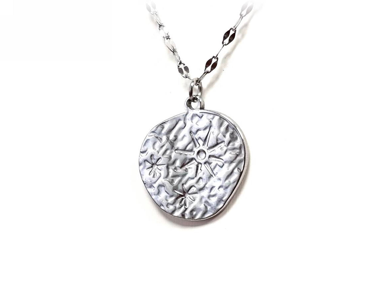 Κολιέ Ατσάλι 316L, αλυσίδα σε χρώμα Ασημί