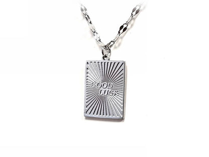 Κολιέ Ατσάλι 316L, αλυσίδα σε χρώμα Ασημί