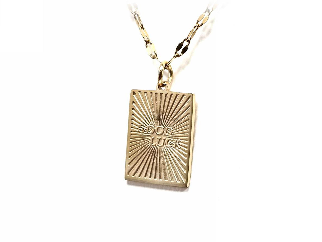 Κολιέ Ατσάλι 316L, αλυσίδα σε χρώμα Χρυσαφί