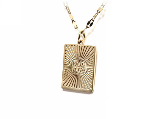 Κολιέ Ατσάλι 316L, αλυσίδα σε χρώμα Χρυσαφί