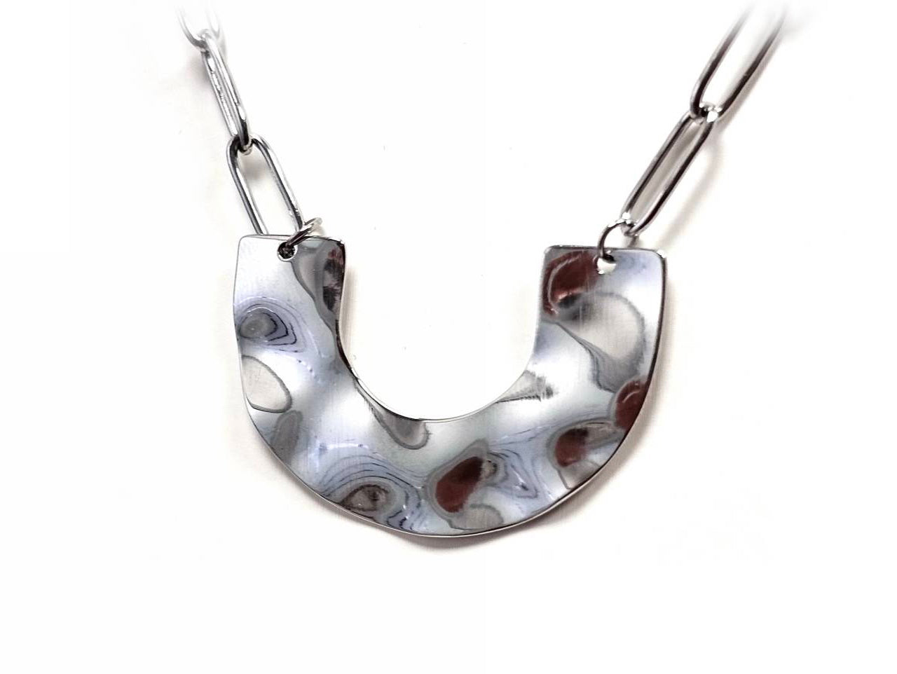 Κολιέ Ατσάλι 316L, αλυσίδα σε χρώμα Ασημί