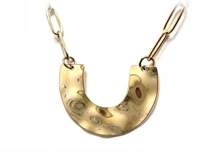 Κολιέ Ατσάλι 316L, αλυσίδα σε χρώμα Χρυσαφί