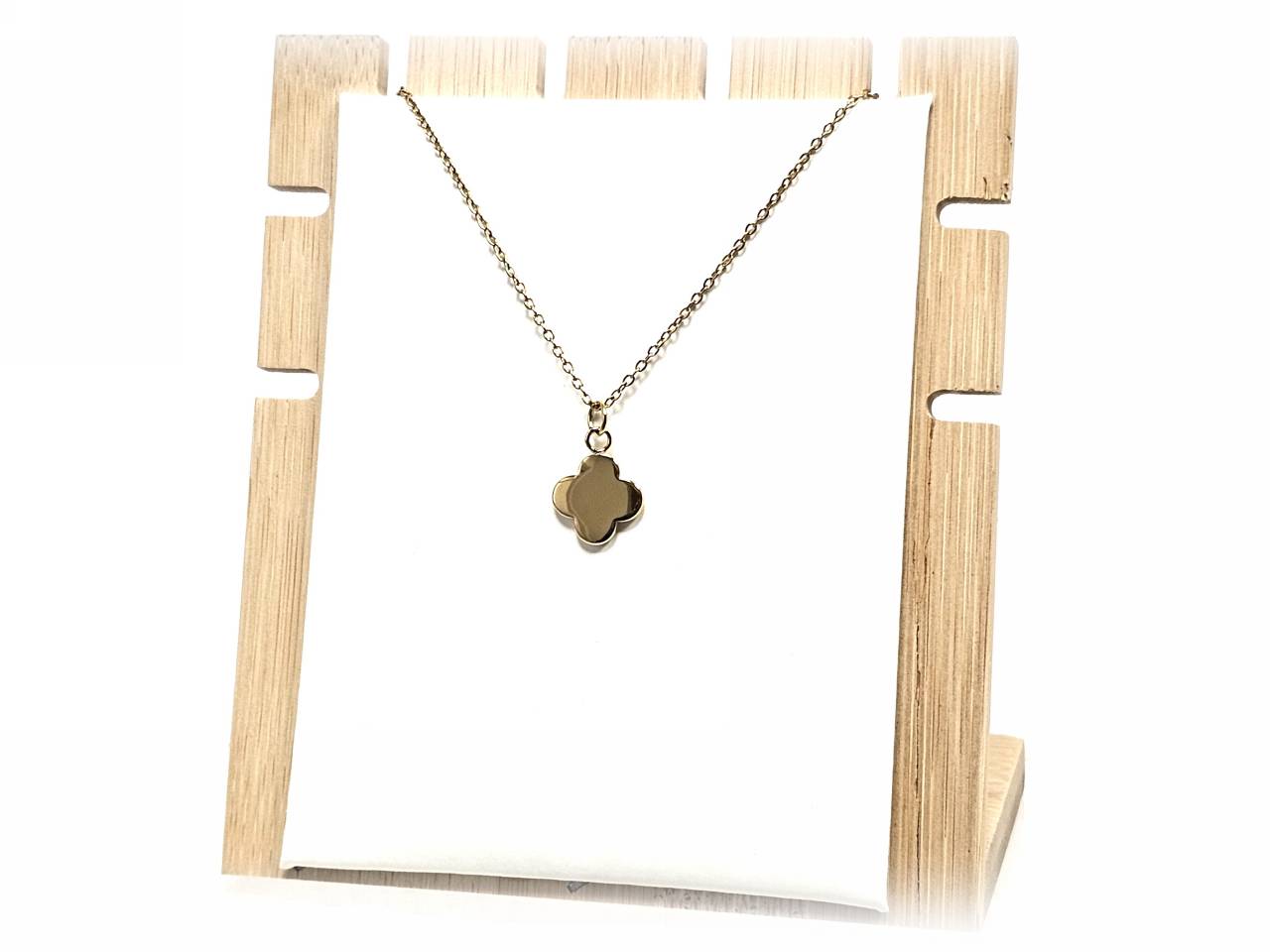 Κολιέ Ατσάλι 316L, αλυσίδα με σταυρό σε χρώμα Χρυσαφί