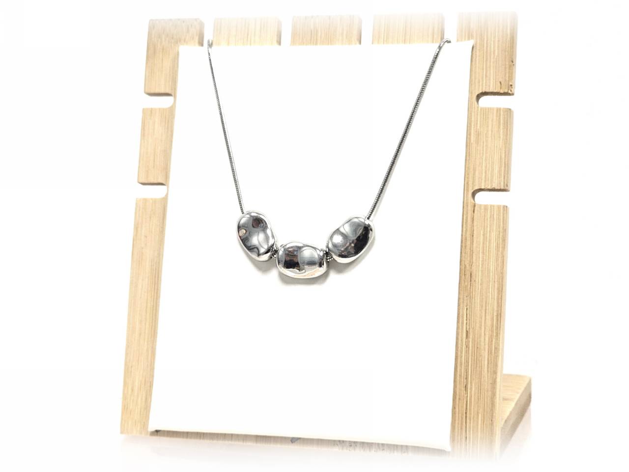 Κολιέ Ατσάλι 316L, αλυσίδα σε χρώμα Ασημί