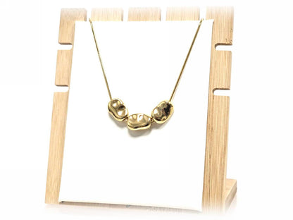 Κολιέ Ατσάλι 316L, αλυσίδα σε χρώμα Χρυσαφί