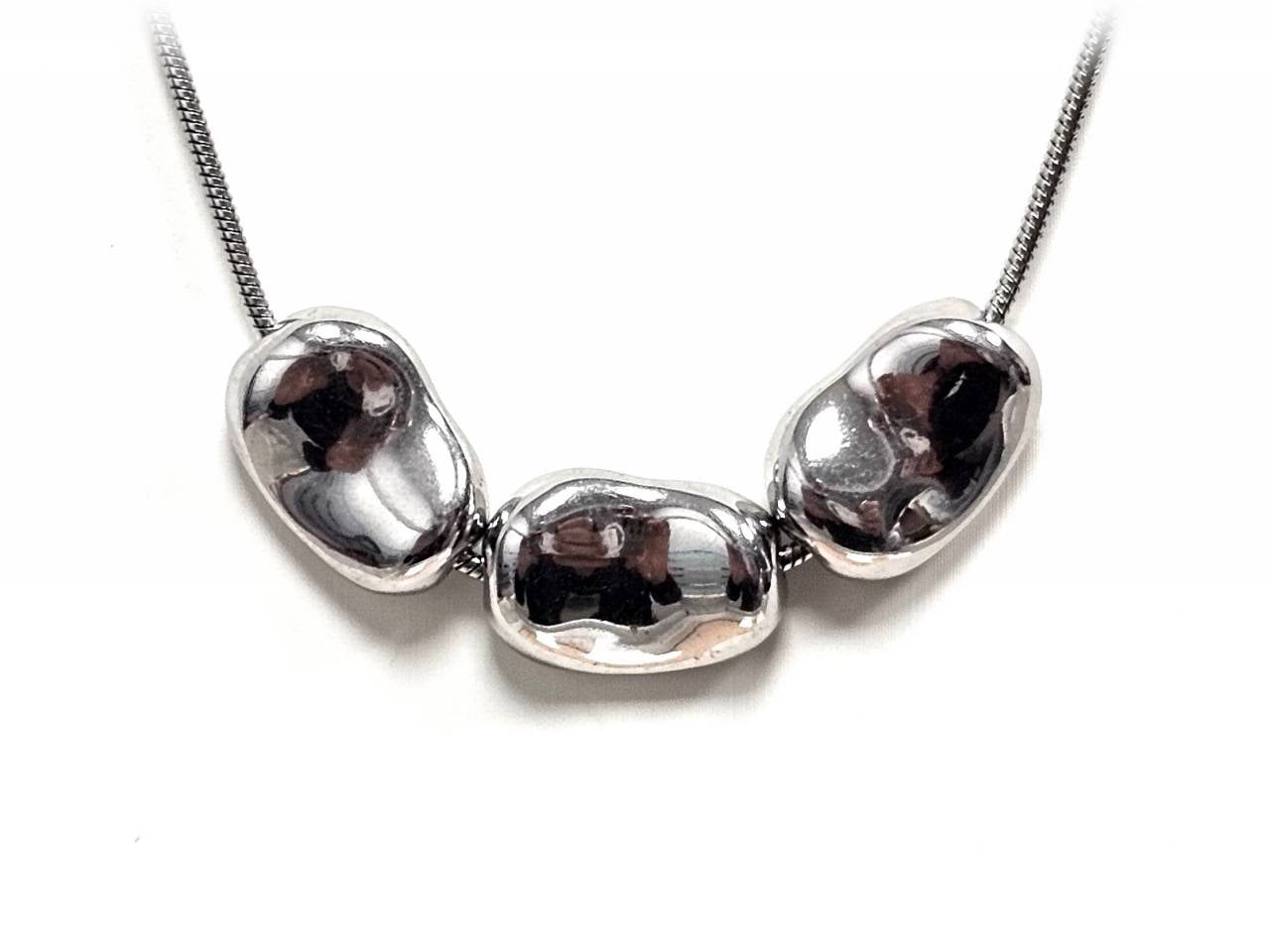 Κολιέ Ατσάλι 316L, αλυσίδα σε χρώμα Ασημί