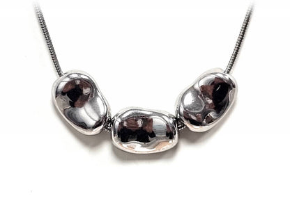 Κολιέ Ατσάλι 316L, αλυσίδα σε χρώμα Ασημί