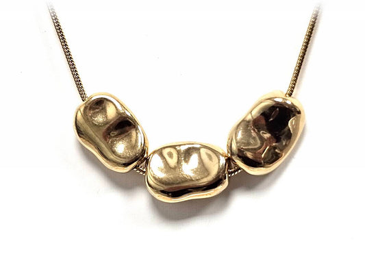 Κολιέ Ατσάλι 316L, αλυσίδα σε χρώμα Χρυσαφί