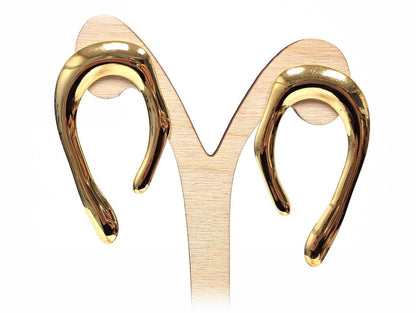 Σκουλαρίκια Ατσάλι 316L σε χρώμα Χρυσαφί