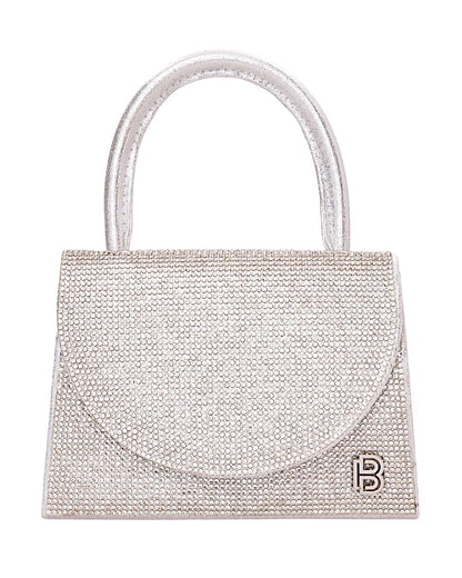 Τσάντα φάκελος clutch JH2202 - Ασημί