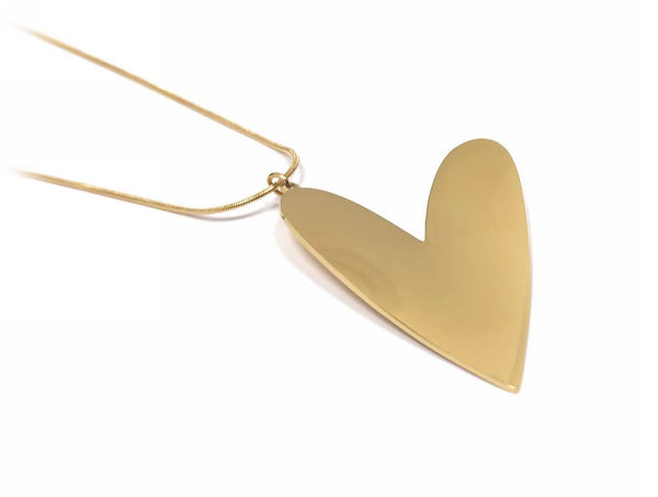 2.modern-necklace-asymmetrical-heart-pendant-gold-tone-2412
